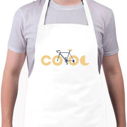 printfashion COOL biker - Kötény - Fehér (4914078)