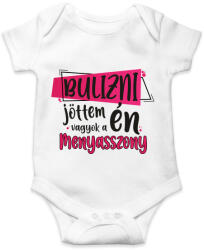 printfashion Bulizni jöttem én vagyok a menyasszony - Baba Body - Fehér (5374143)