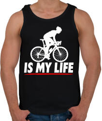 printfashion Kerékpáros póló - Férfi atléta - Fekete (2267456)