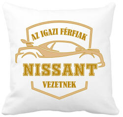 printfashion Nissan sofőr - Párnahuzat, Díszpárnahuzat - Fehér (4996834)