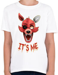 printfashion Five nights at Freddy's Foxy - Gyerek póló - Fehér (13664222)