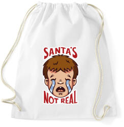 printfashion Mikulás nem létezik - Sportzsák, Tornazsák - Fehér (5529884)