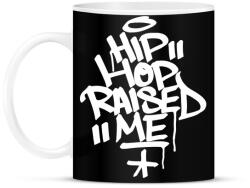 printfashion A hiphop nevelt fel - Bögre - Fekete (3561205)