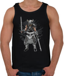 printfashion Sötét Viking - Férfi atléta - Fekete (1205144)