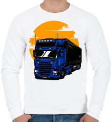 printfashion Kamion - Férfi pulóver - Fehér (13669550)