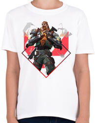 printfashion Valorant Breach - Gyerek póló - Fehér (2591996)