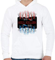 printfashion Stranger Things - Férfi kapucnis pulóver - Fehér (2315241)
