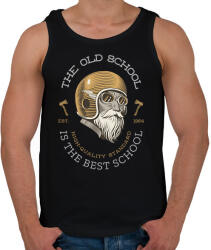 printfashion OLDSCHOOL - Férfi atléta - Fekete (10958552)
