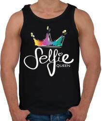 printfashion Szelfi királynő - Férfi atléta - Fekete (1051353)