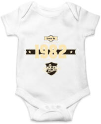 printfashion born-in-1982-cream-choco - Baba Body - Fehér (1330414)