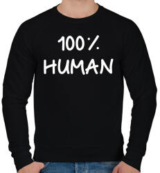 printfashion 100% ember - Férfi pulóver - Fekete (1516563)