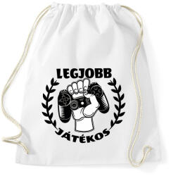 printfashion Legjobb Játékos - Sportzsák, Tornazsák - Fehér (13277741)
