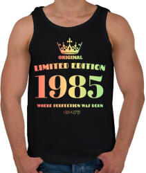printfashion 1985 - Férfi atléta - Fekete (4465000)