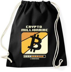 printfashion BITCOIN 4 EVER 89 - Sportzsák, Tornazsák - Fekete (6976109)