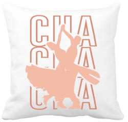 printfashion Cha cha cha - Párnahuzat, Díszpárnahuzat - Fehér (7677815)