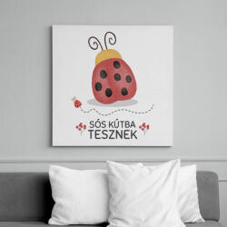printfashion Sós kútba tesznek - Vászonkép - Fehér (11579810)
