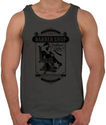 printfashion Borbély - Férfi atléta - Sötétszürke (177727)