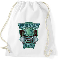 printfashion Predator Gym - Sportzsák, Tornazsák - Fehér (957146)