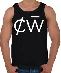 printfashion Charlotte de Witte - Férfi atléta - Fekete (1802396)