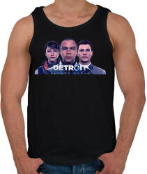 printfashion Detroit become human - Férfi atléta - Fekete (987409)