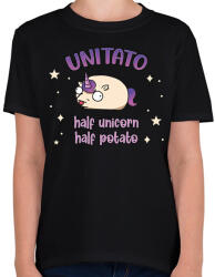 printfashion Unitato - Gyerek póló - Fekete (13767286)