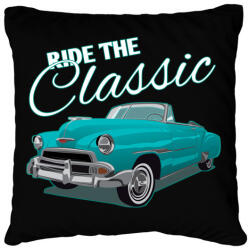printfashion Classic car - Párnahuzat, Díszpárnahuzat - Fekete (4237401)