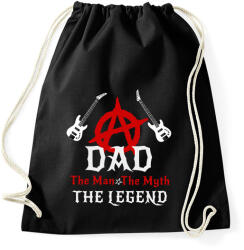 printfashion ROCKER DAD - Sportzsák, Tornazsák - Fekete (13217338)