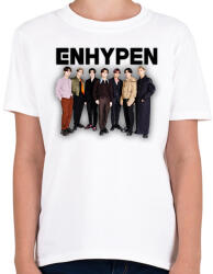 printfashion ENHYPEN KPOP - Gyerek póló - Fehér (16592107)