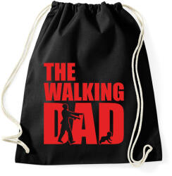printfashion The walking dad - Sportzsák, Tornazsák - Fekete (1484560)