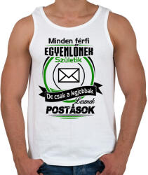 printfashion Postás - Férfi atléta - Fehér (932156)