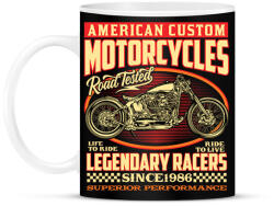 printfashion american motorcycle - Bögre - Fekete (13723073)