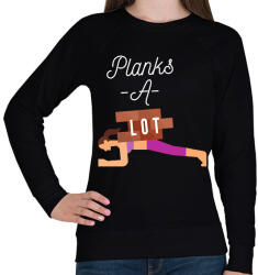 printfashion Planks A-Lot - Női pulóver - Fekete (2469204)