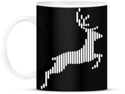 printfashion Deer - Bögre - Fekete (2941672)