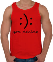 printfashion Döntés - Férfi atléta - Piros (266816)