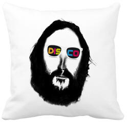 printfashion disco - Párnahuzat, Díszpárnahuzat - Fehér (1633581)