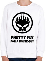 printfashion PRETTY FLY FOR A WHITE GUY - Gyerek pulóver - Fehér (10998569)
