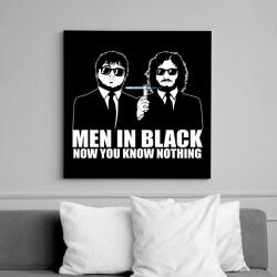 printfashion Men in Black - Trónok harca black - Vászonkép - Fekete (6647877)