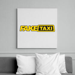 printfashion Fake Taxi - Vászonkép - Fehér (6637979)