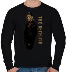 printfashion DETECTIV - Férfi pulóver - Fekete (1509878)