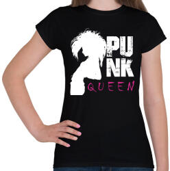 printfashion Punk queen - Női póló - Fekete (7668733)