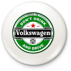 printfashion Volkswagen - Kitűző, hűtőmágnes - Fehér (5666864)