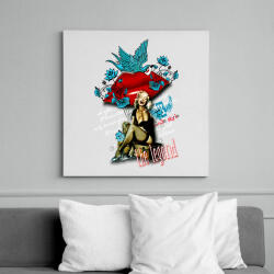 printfashion THE LEGEND - Vászonkép - Fehér (6621677)