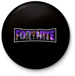 printfashion Fortnite season6 - Kitűző, hűtőmágnes - Fekete (4321581)
