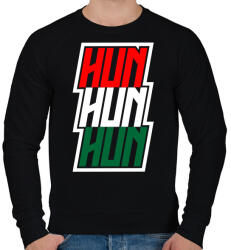 printfashion Hajrá Magyarország Póló - Férfi pulóver - Fekete (5466000)