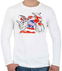 printfashion fb1 - Férfi hosszú ujjú póló - Fehér (2901354)