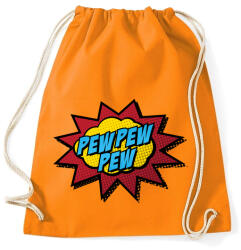 printfashion Pew Pew Pew - Sportzsák, Tornazsák - Narancssárga (641353)