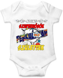printfashion Februári Szuperhős - Baba Body - Fehér (2142721)