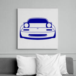 printfashion Mazda mx5 Kék - Vászonkép - Fehér (15775689)