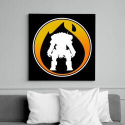 printfashion Titanfall - Vászonkép - Fekete (6650829)