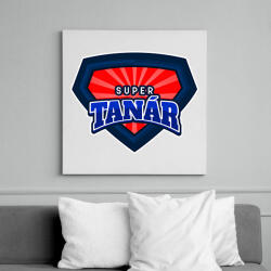 printfashion SUPERTANÁR - Vászonkép - Fehér (11489307)